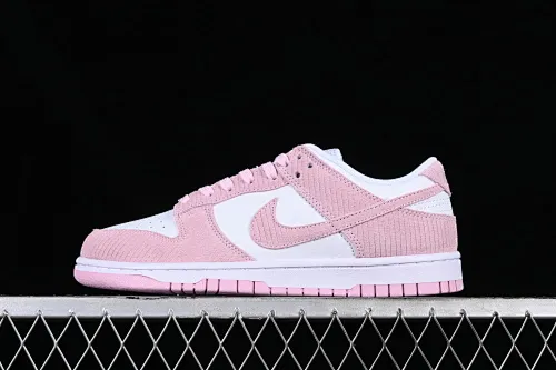 All categories Nk SB Dunk Series Nk SB Dunk Low low-top sneakers Cost-effective version Nk Dunk Low "Pink Corduroy" dirty pink corduroy SB low-top sports and leisure sneakers FN7167-100